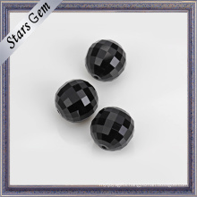 6mm Black Good Polishing Crystal Glass Gemstone Bead